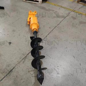 2.5 ton Excavator Attachment Hydraulic Earth Auger Post Hole Digger 8inch Dia