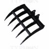 Mini Excavator Attachment Rake 22″ Wide TYPHON Attachments For 2-3.5 ton Diggers